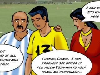 Velamma episode 43 : beguiling assistant coach velamma