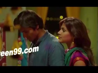 Teen99.com - Indian babe Reha kissing her steady Koron too much in mov