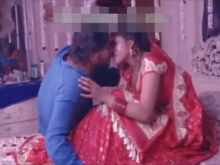 Indisk desi par på deras först natt xxx filma - bara gift breda tonåring